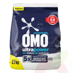 Detergente en Polvo Ultra Power Omo 2.7Kg