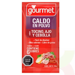 Caldo en Polvo Tocino, Ajo y Cebolla Gourmet 48Gr