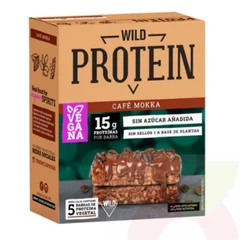 Barra Proteína Vegetal Café Mokka Wild Protein 45Gr 5 Unidades