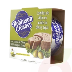 Atún con Aceite de Oliva Robinson Crusoe 130Gr