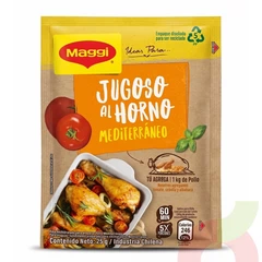 Jugoso al Horno Mediterráneo Maggi 25Gr