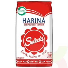 Harina Con Polvos de Hornear Selecta 1Kg