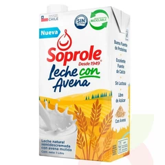 Leche Semidescremada Con Avena Soprole 1Lt 
