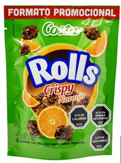 Rolls Crispy Naranja Costa 80Gr