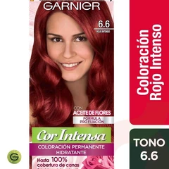 Tintura Pelo Cor Intensa 6.6 Rojo Intenso Garnier