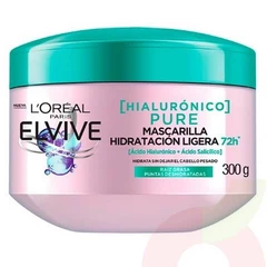 Crema Mascarilla Hidratación Ligera Hialurónico Pure L´oréal Elvive 300Gr