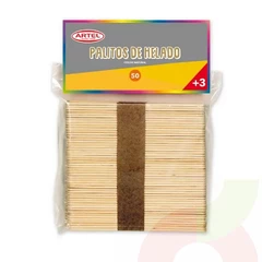 Palitos de Helado Natural Artel 50 Unidades