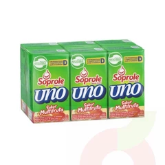 Uno al Día Pack de 6 Unidades Sabor Multifruta 480 Ml