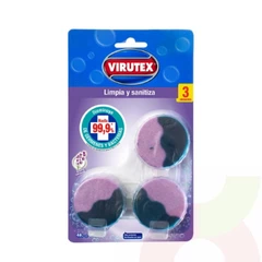 Limpiador Pastillas Estanque Virutex 3 Unidades