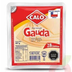Queso Gauda Laminado Calo 467Gr