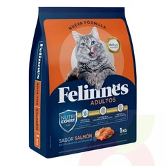Alimento Gato sabor Salmon Felinnes 1Kg 
