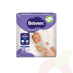 Pañales Babysec Premium P 20 Unidades