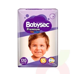 Pañal Premium Babysec XXG 14 Unidades