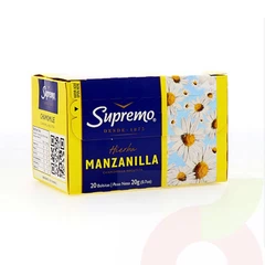 Hierba Manzanilla Supremo 20 Unidades 20Gr 