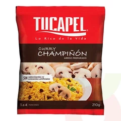Arroz Especial Preparado Curry Champiñon Tucapel 210Gr