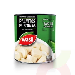 Palmitos en Rodajas en Conserva Wasil 400Gr