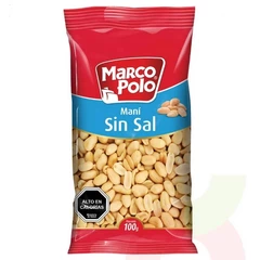 Maní sin Sal Marco Polo 100Gr