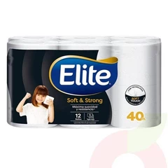 Papel Higiénico Máxima Suavidad Elite 12 Rollos 40Mt