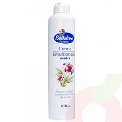 Crema Emulsionada Neutra Bellekiss 610Ml