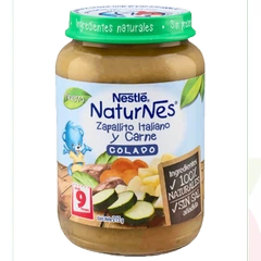 Colados Naturnes Zapallito Italiano Y Carne Nestlé 215Gr