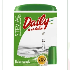 Endulzantes Comprimidos Stevia Daily 300 Unidades