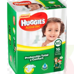 Pañal Huggies Unisex Talla Xg 16 Uni
