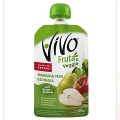 Mifrut Manzana Pera Espinaca Vivo 120 Gr