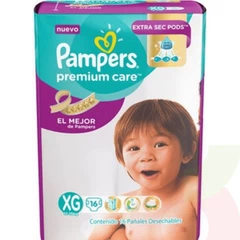 Pañal Pampers Premium Care Talla Xg 16 Uni