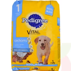 Alimento Perro Cachorro Etapa 1 Carne y Leche Pedigree 3Kg