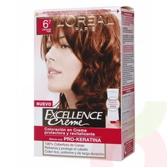 Tintura Pelo Excellence Creme 6.7 Pro-Keratina Chocolate Puro L´oréal