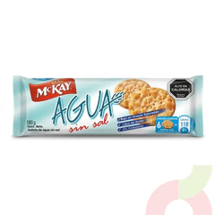 Galletas de Agua Sin Sal Mckay 180Gr