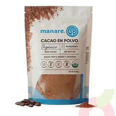 Cacao en Polvo Orgánico Manare 200Gr