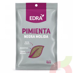 Pimienta Negra Molida Edra 15Gr
