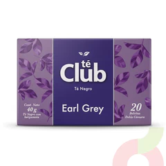 Té Negro Earl Grey Té Club 40Gr 20 Unidades