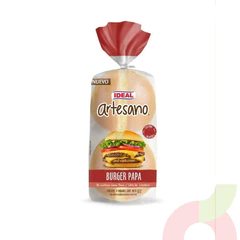 Pan Hamburguesa Papa Artesano Ideal 352Gr 4 Unidades