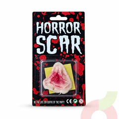 Cicatriz de Terror para Disfraz Halloween 1 Unidad