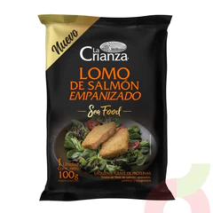 Lomo de Salmón Empanizado La Crianza 100Gr