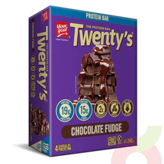 Barritas Chocolate Fudge Twentys 240Gr 4 Unidades