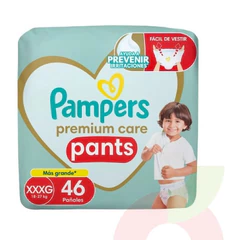Pañales Pampers Premium Care XXXG 46 