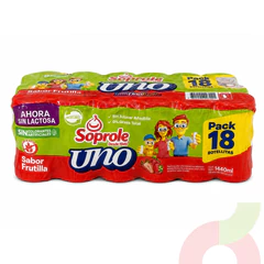 Probióticos Frutilla Uno al Día Soprole 1440Ml 18 Unidades