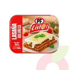 Lasaña Boloñesa PF Listo 350Gr