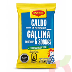 Caldo Gallina Maggi 35Gr 5 Unidades
