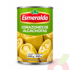 Corazones de Alcachofas Esmeralda 400Gr - 240Gr Drenado