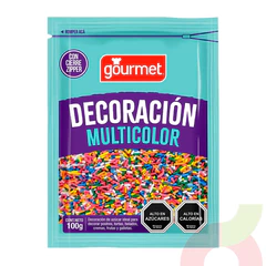 Decoración Multicolor Gourmet 100Gr