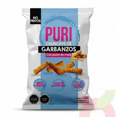 Crunchys de Garbanzos Pasta de Maní Puri 140Gr