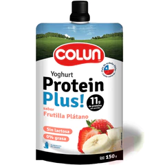 Yoghurt Protein Plus Frutilla Plátano Colun 150Gr