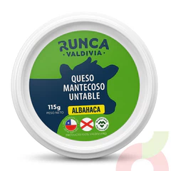 Queso Mantecoso Albahaca Untable Runca 115Gr