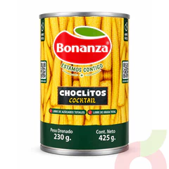 Choclitos Coctel Bonanza 425Gr - 230Gr Drenado
