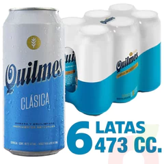 Pack Cerveza Quilmes 473Cc 6Unidades 