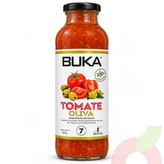 Salsa de Tomate & Oliva Buka 515Gr